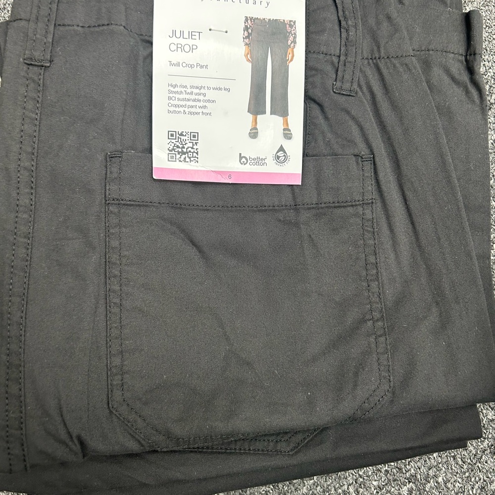 Social Standard Black Juliet Crop Pants - Picture 3 of 4